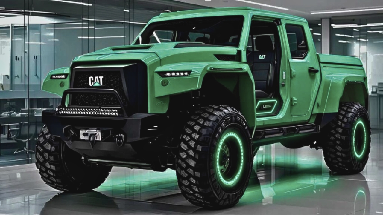 Caterpillar Pickup 2026: Potencia Heavy-Duty con Interior Premium